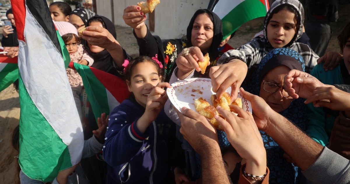 'Immeasurable joy': Gaza celebrations as long-awaited ceasefire begins | Israel-Palestinian conflict news