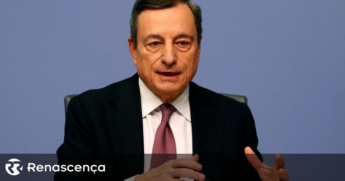 A participação da reunião do Conselho de Estado e Mario Draghi