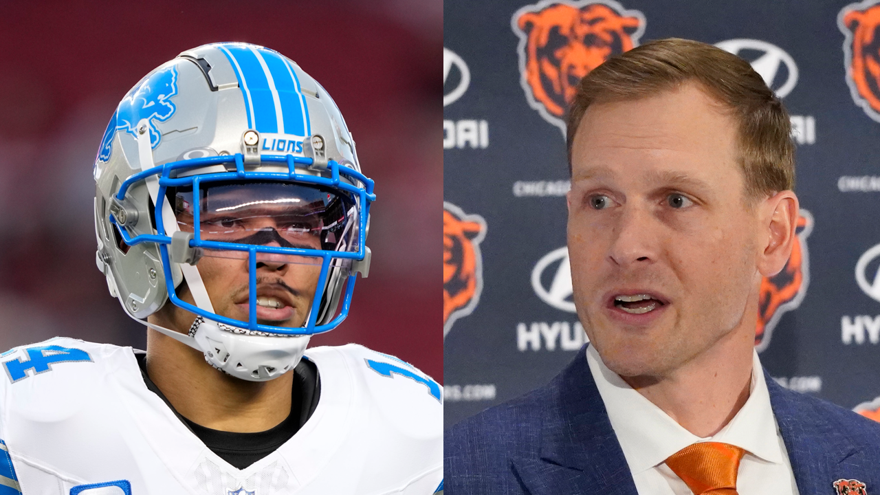 Ammon-La St. Brown tells Ben Johnson, who leaves Lions for Bears: 'We're going to kill you'