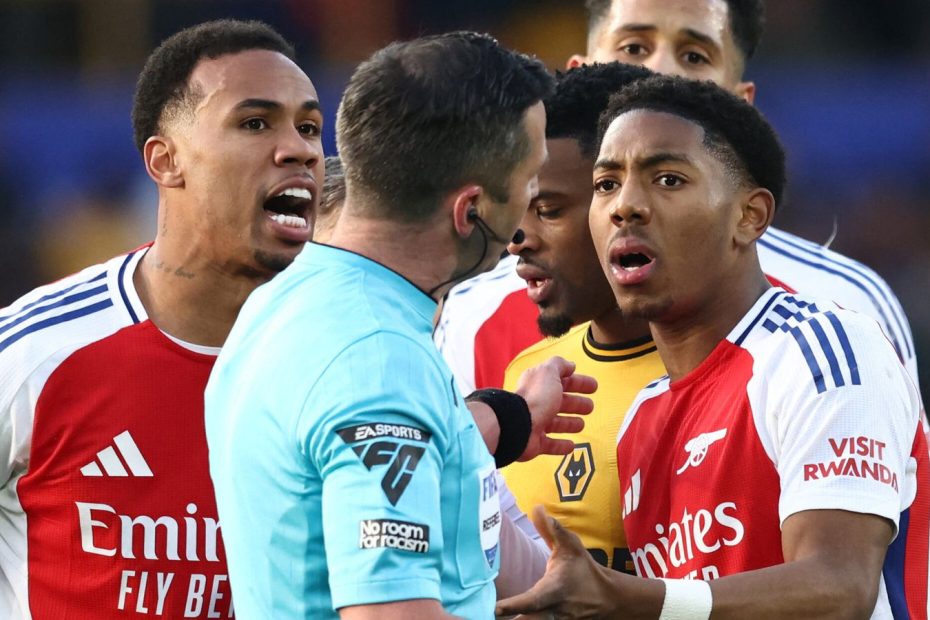 Arsenal defeated the Wolves in the game of Melz Lewis Sikae, there are five problems with the red cards of Melz
