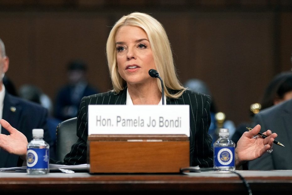 Attorney General nominee Bondi is seen as a stabilizing force in Trump's second term leading the Justice Department
