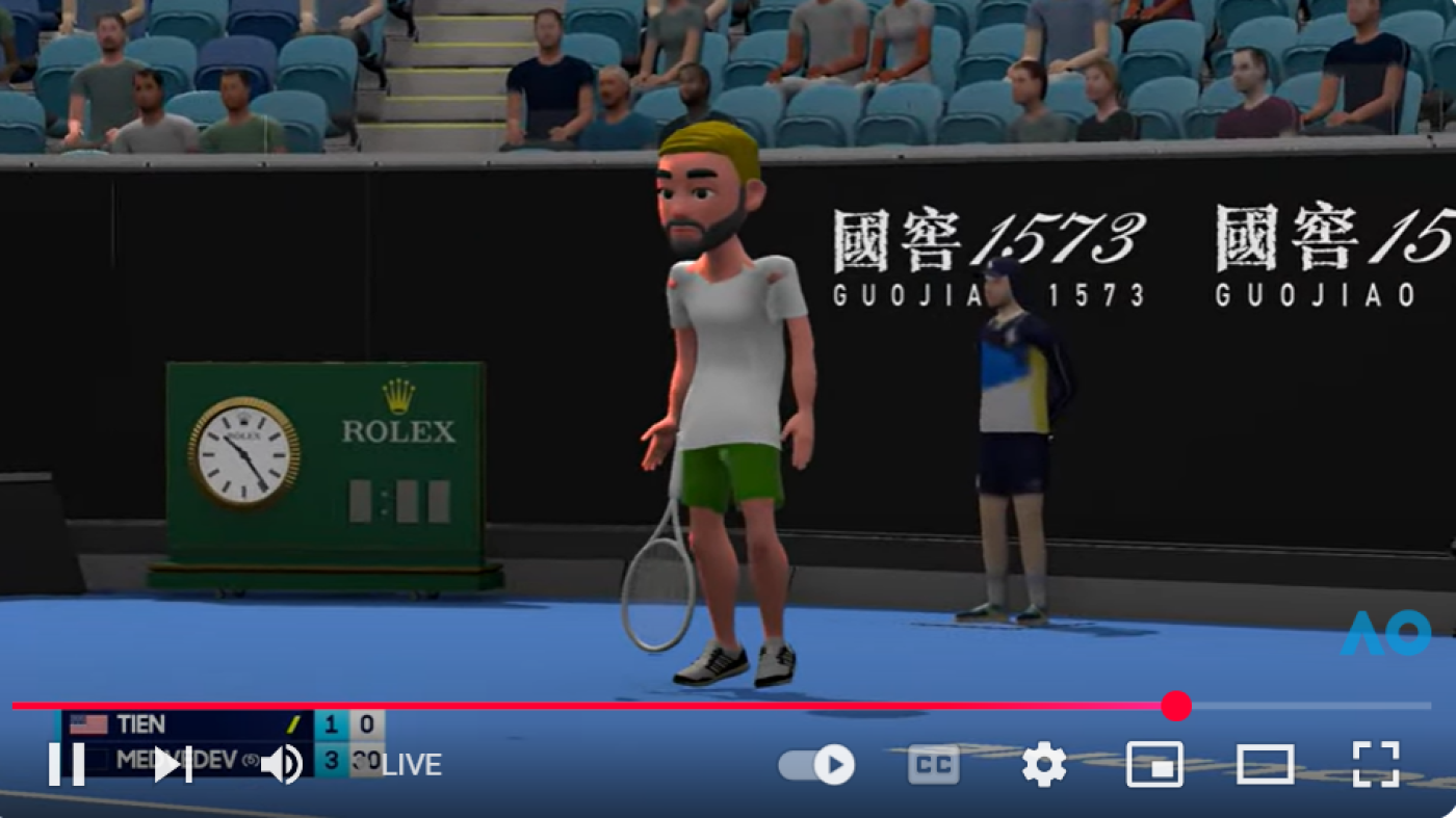 Australian Open animated stream makes tennis look like Wii: NPR