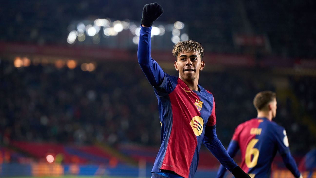Barcelona's Yamal is world's best player after Messi, Gavi says