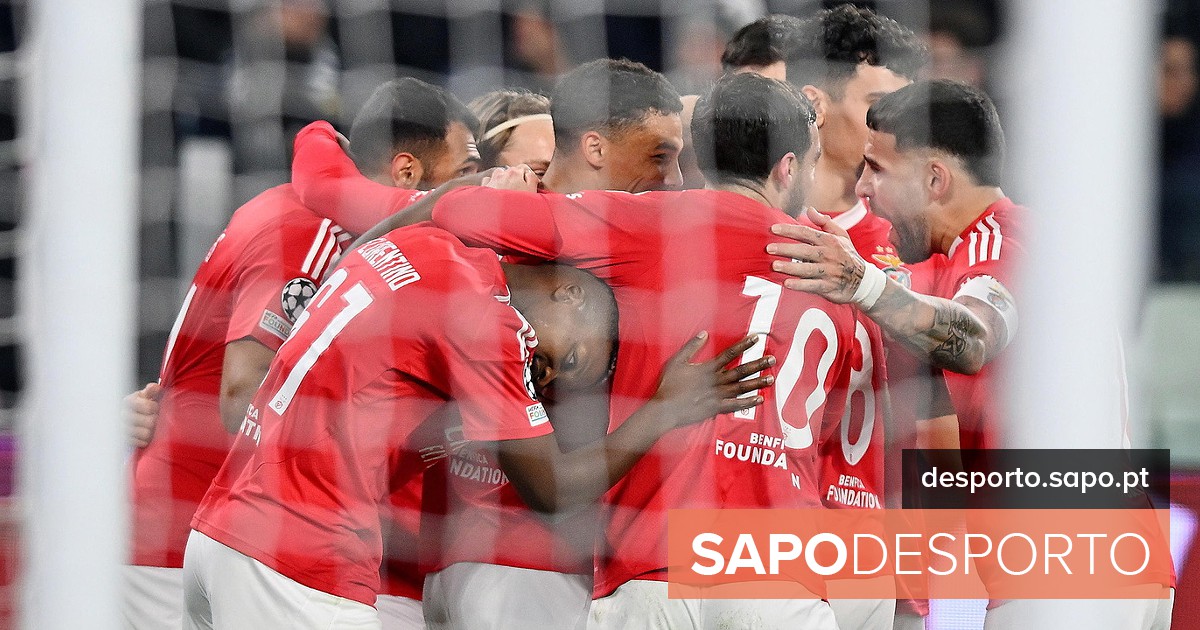 Benfica derrotou a Juventus e prometeu ocupar um lugar no jogo