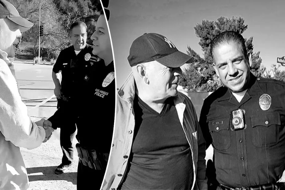 Bruce Willis thanks LA first responders with 'heartfelt handshake'