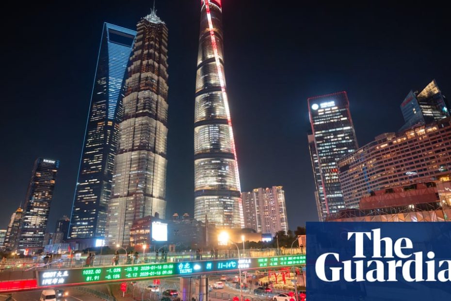 China's economy reaches 5% growth target, but growth is the slowest in decades