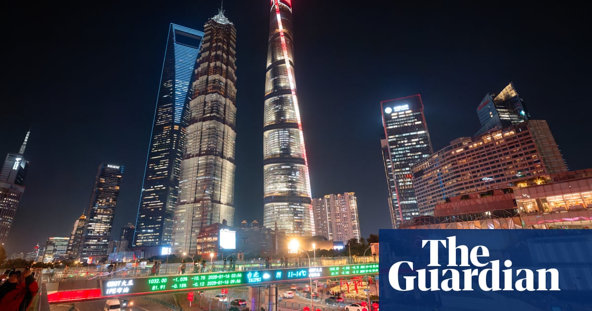 China's economy reaches 5% growth target, but growth is the slowest in decades
