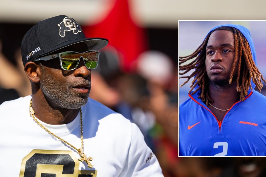College football star Ashton Jeanty discusses possibility of Deion Sanders coaching Cowboys