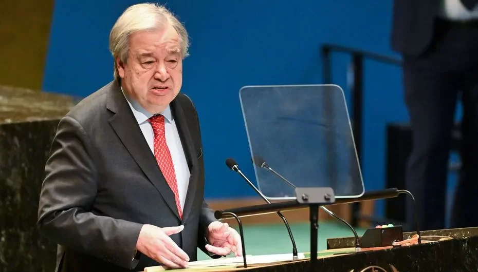 Conflito, desigualdade, crise climática e tecnologia são prioridades de Guterres para 2025