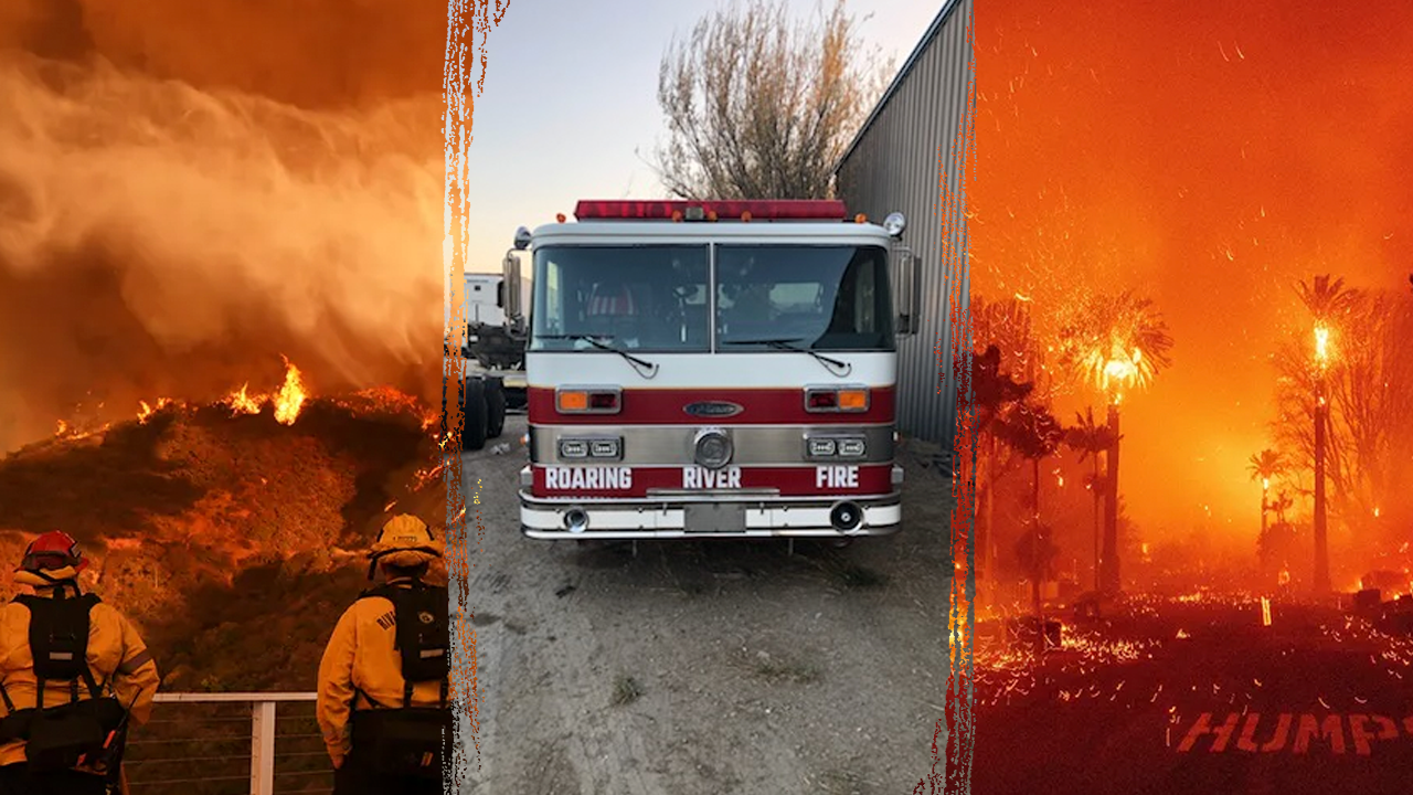Couple caught with fake fire truck in LA fire evacuation zone: Sgt.