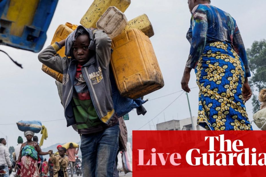 DR Congo conflict: M23 rebels advance into Goma after claiming captured city - Live | DR Congo