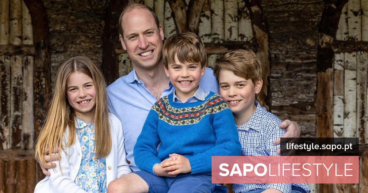 Depois de trazer um desafio para seu filho, William disse: “Este par de Louis é fofo”.