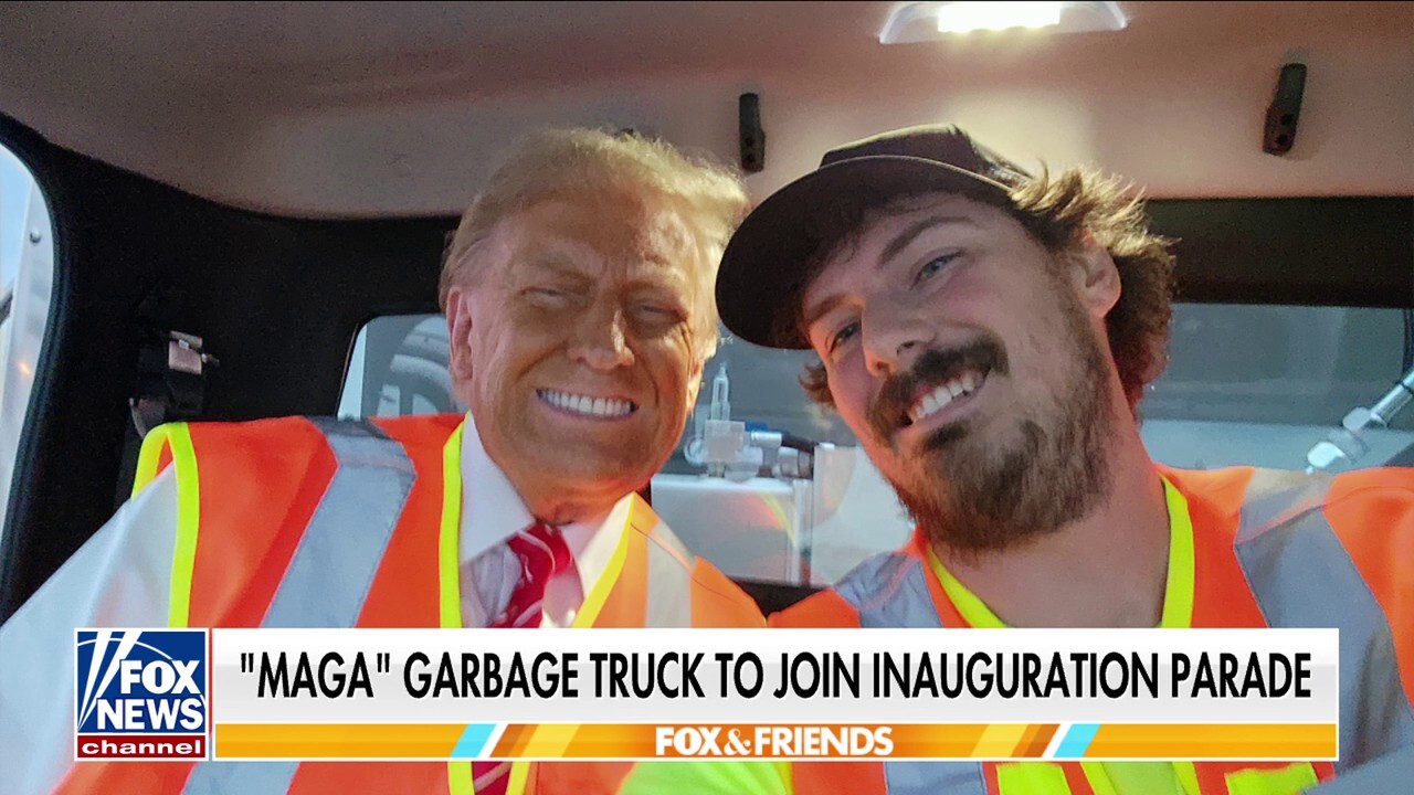 Driving Trump's garbage truck to inaugural parade in viral campaign moment