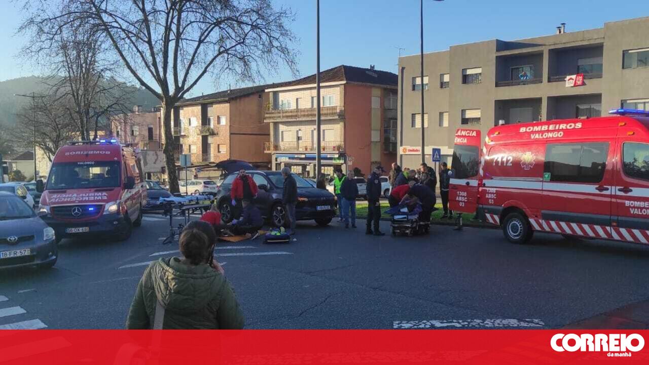 Duas mulheres ficaram esmagadas e feridas em Valongo, Portugal