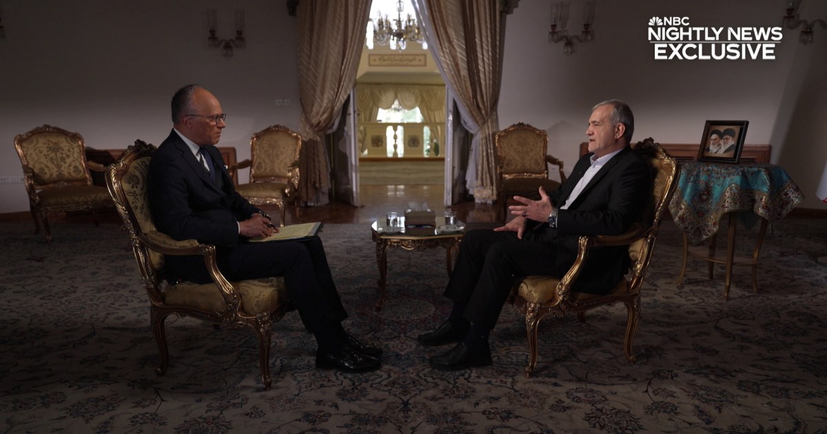 Exclusive: One-on-one with Iran's president: Extended interview