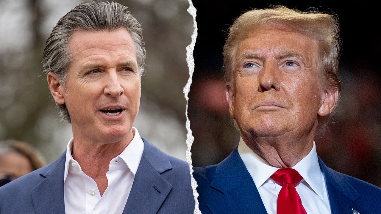 Governor Gavin Newsom raises California flag to full height at Trump's inauguration