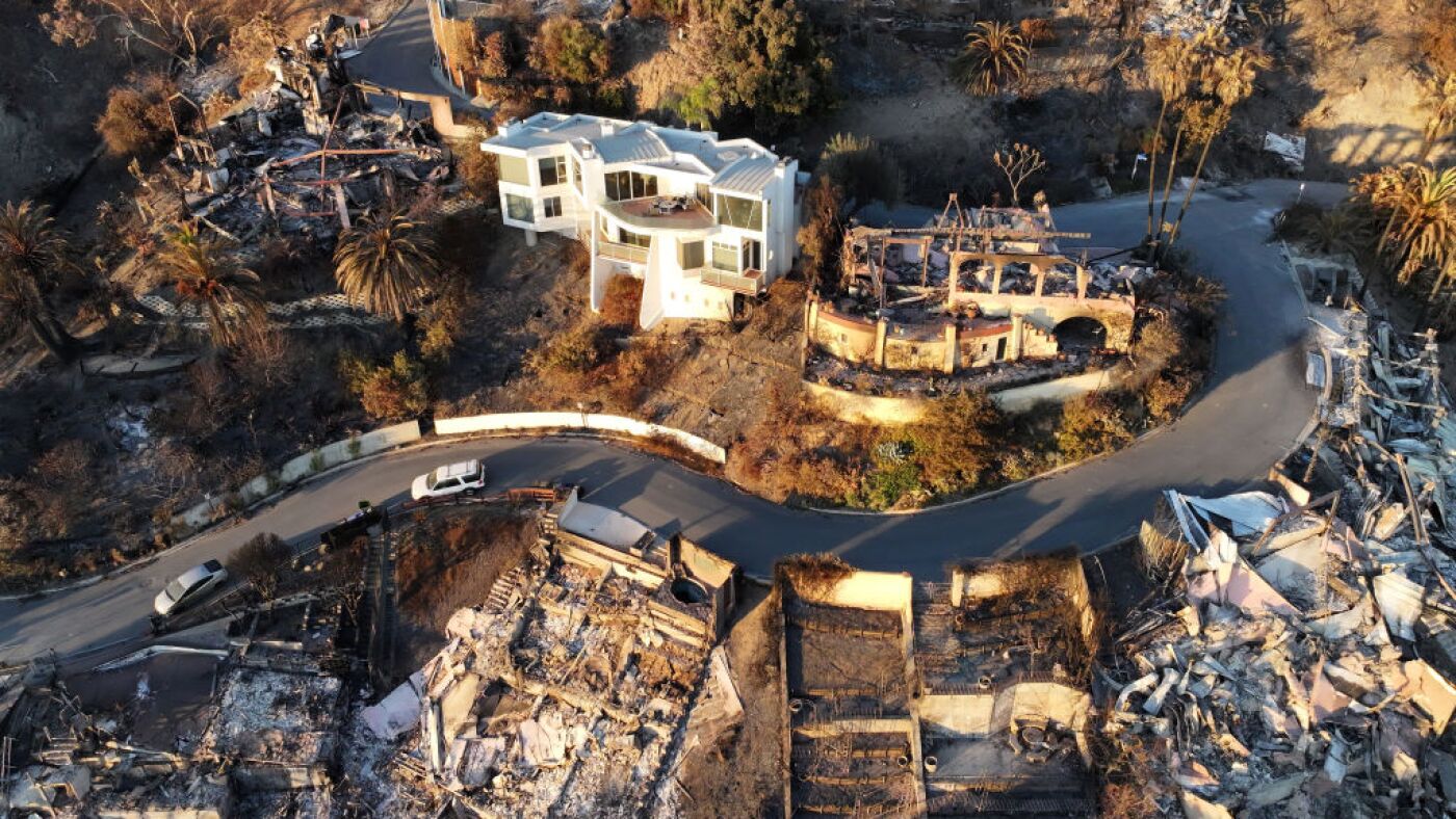 How some homes survived L.A.'s extreme wildfires: NPR