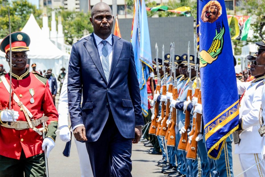 Hundreds protest at inauguration ceremony of Mozambique's new president
