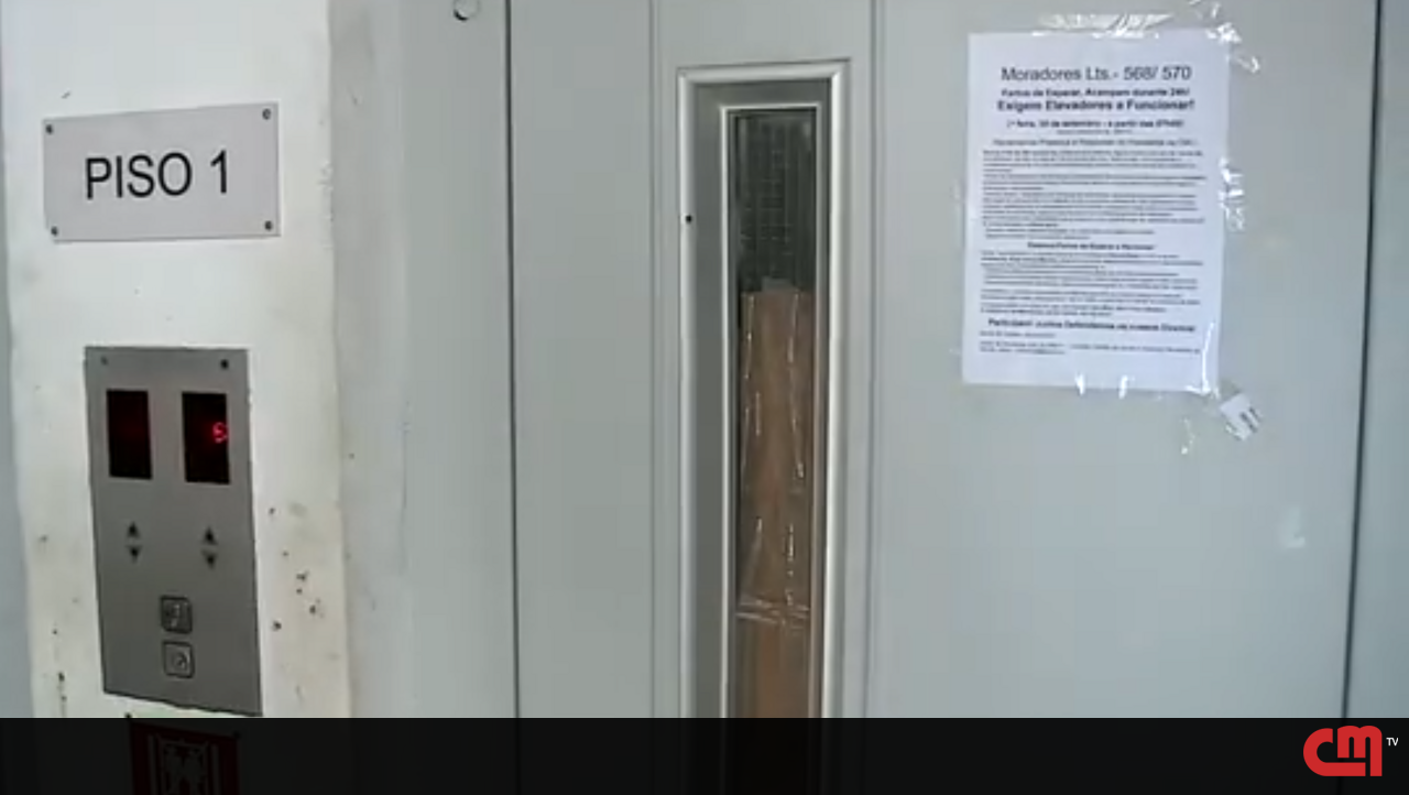 Idosa morre após subir 7 andares em prédio com elevador danificado – Vídeo