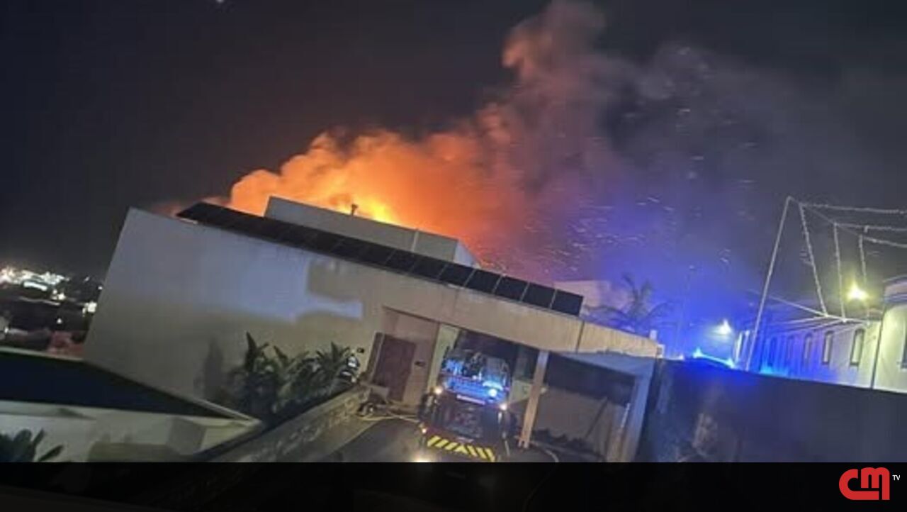 Imagens do incêndio que atingiu o marido de Liliana Campos em hotel nos Açores – Vídeo