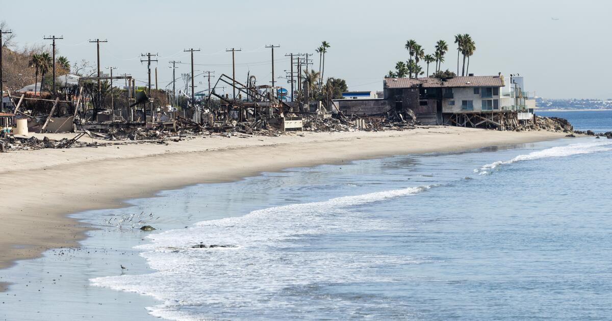 Increased risk of mudslides in recently burned areas of Los Angeles County
