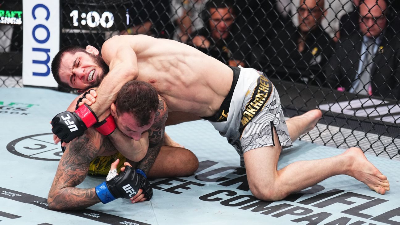 Islam Makhachev makes quick work of Renato Moicano in UFC 311 main event