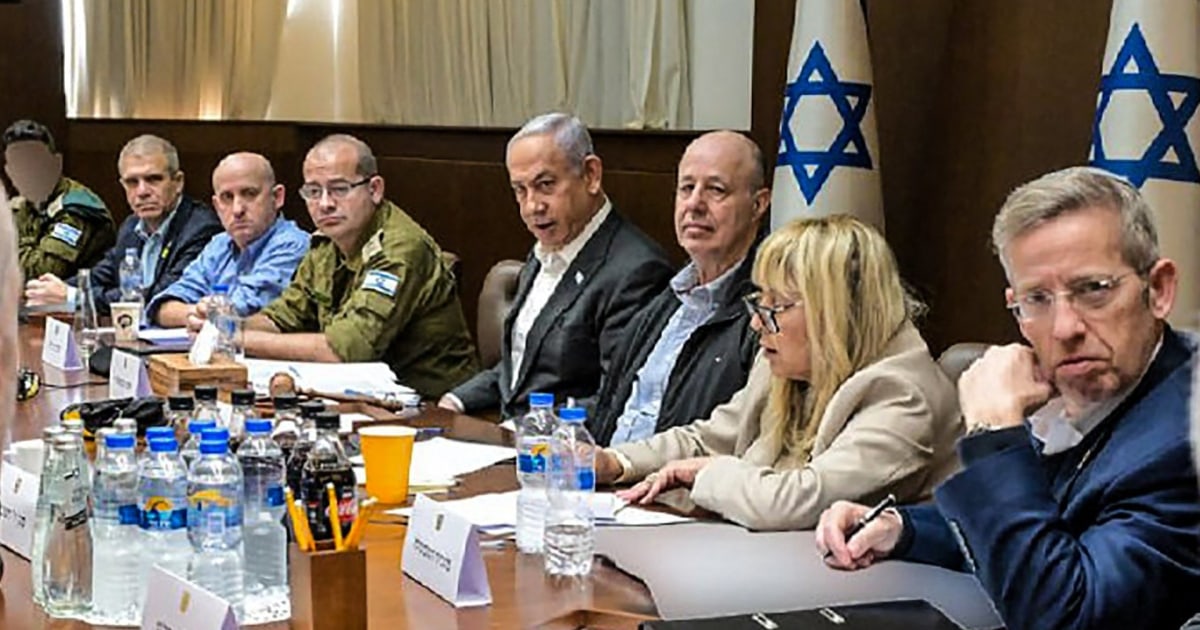 Israeli cabinet approves ceasefire and hostage release deal