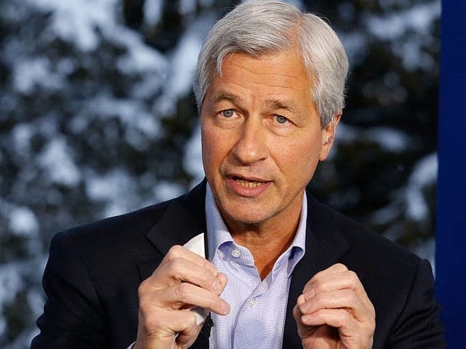 Jamie Dimon sounds alarm on stocks, says market looks 'a little bloated'