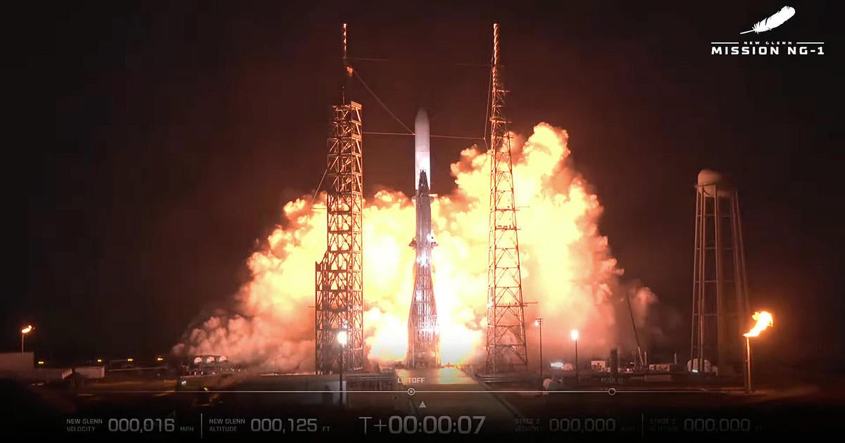 Jeff Bezos' Blue Origin launches New Glenn rocket on first flight