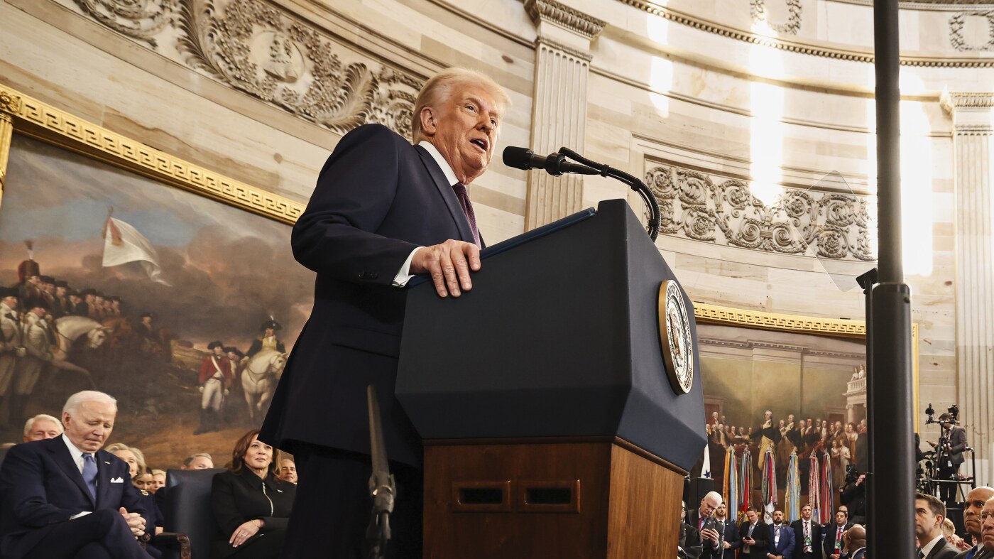Key moments from Trump's inaugural address: NPR