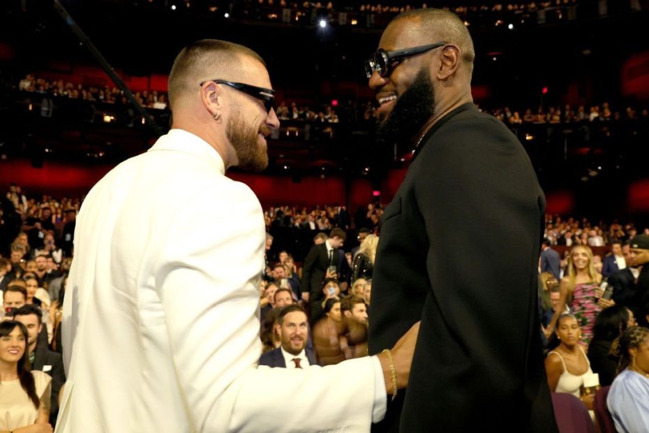 LeBron James makes viral post on Kelce Brothers podcast, Bronny