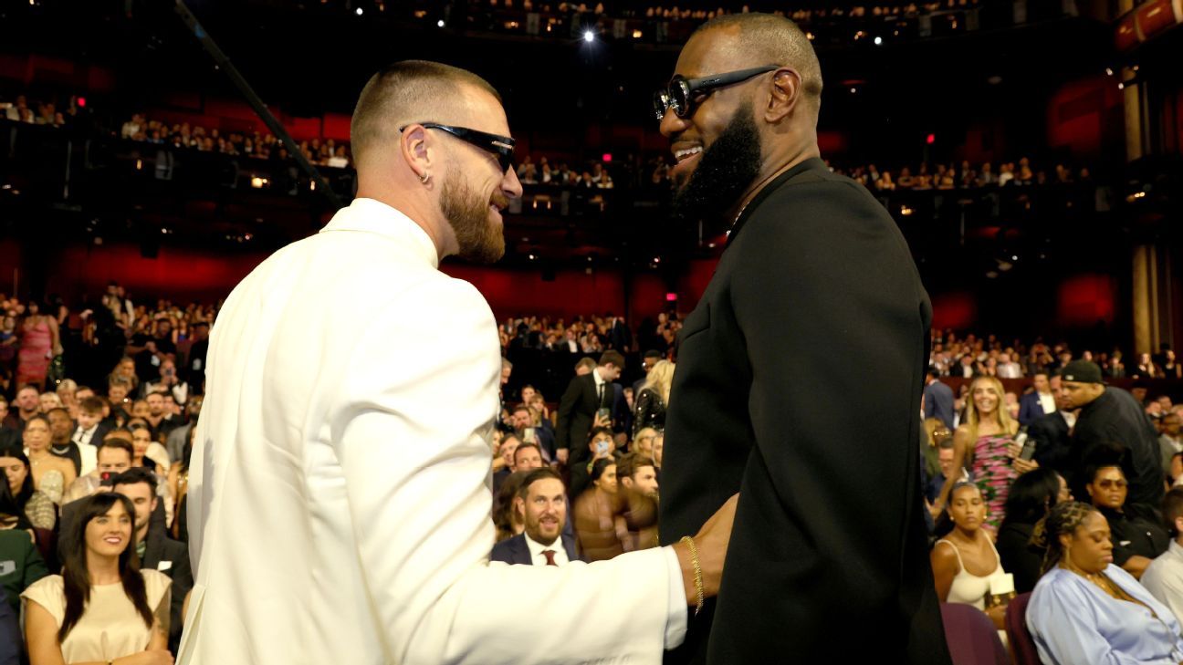 LeBron James makes viral post on Kelce Brothers podcast, Bronny