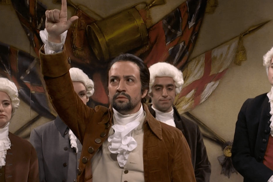 Lin-Manuel Miranda re-play Alexander Hamilton in the cold public