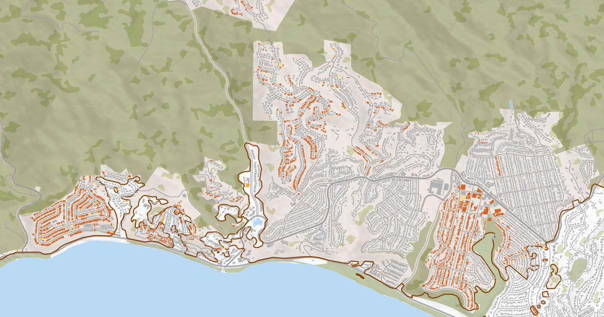 Mapping the damage to Los Angeles from the Eaton and Palisades fires