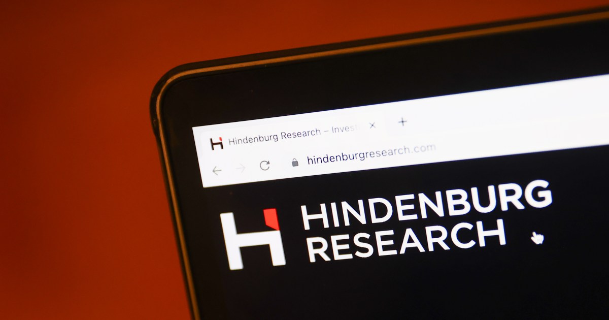 Muckraking financial firm Hindenburg Research to dissolve Business & Economics, founder says