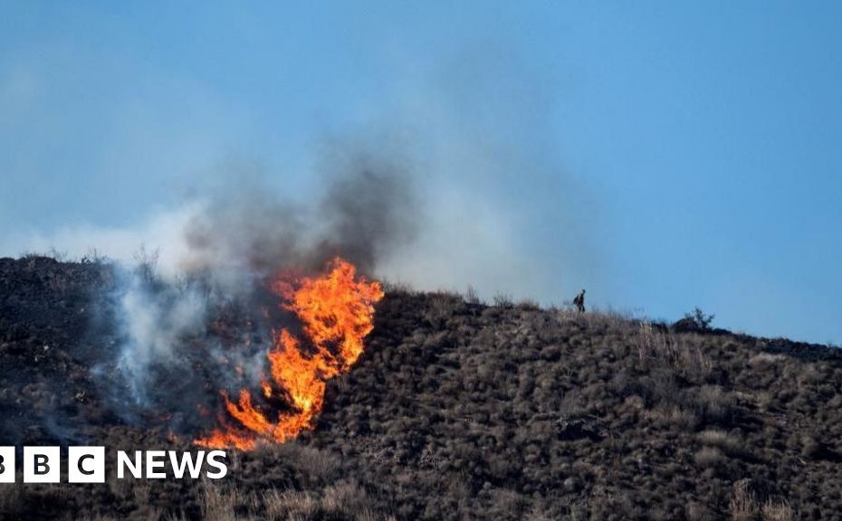 New fires break out in Southern California ahead of Trump visit