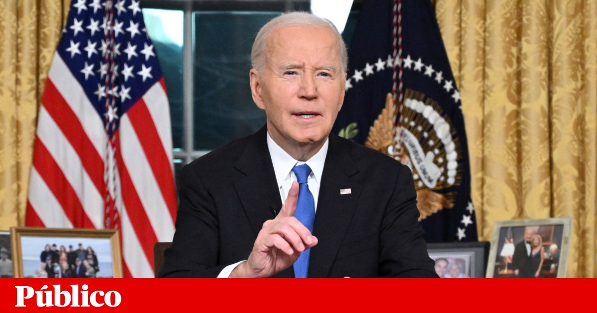No seu discurso de despedida, Biden alerta que os Estados Unidos se transformarão numa oligarquia.