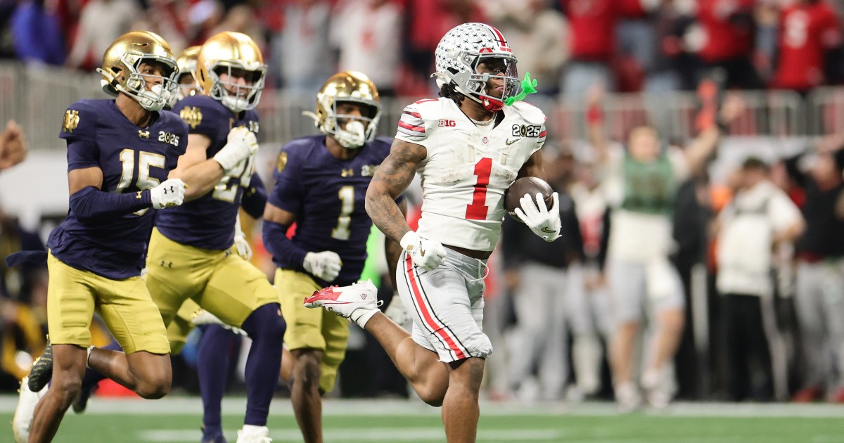Ohio State beats Notre Dame 34-23 to win national title