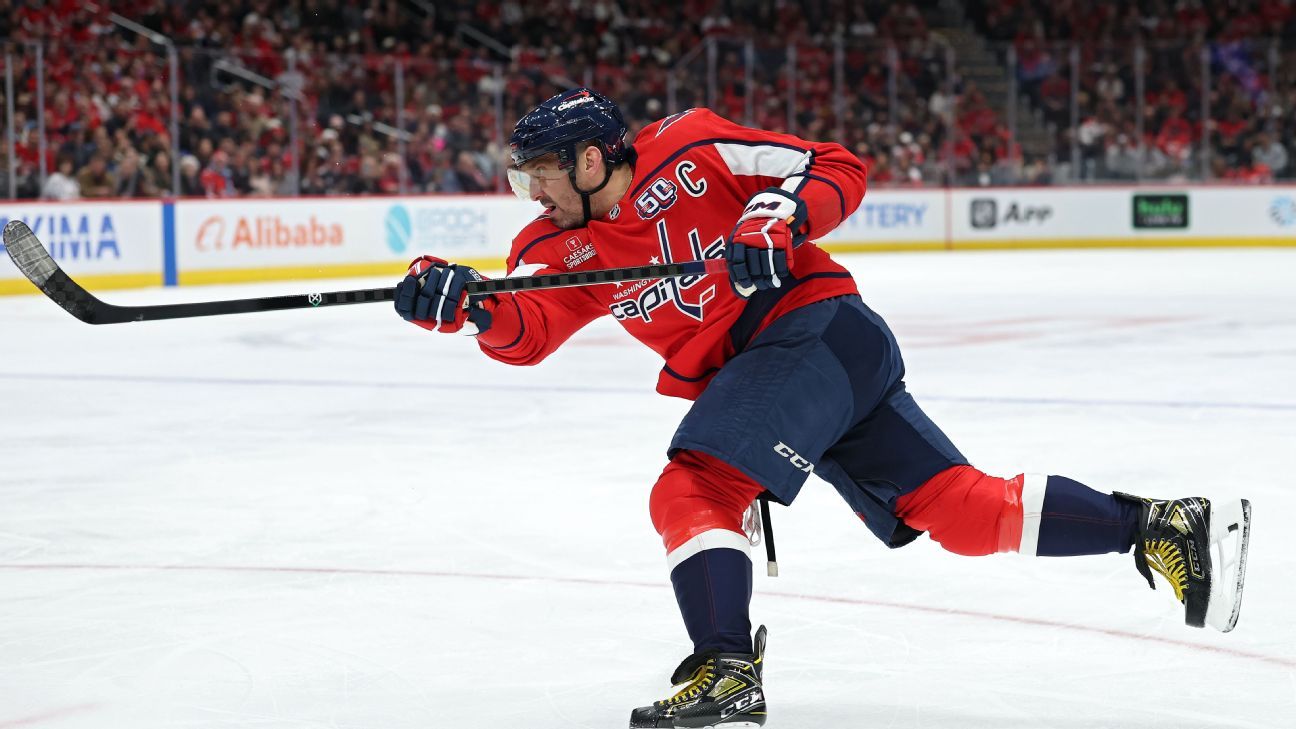 Ovechkin chases record, Capitals surge sparks betting frenzy