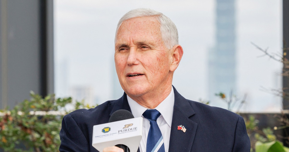 Pence urges Trump to remain committed to Taiwan during surprise visit to Taipei