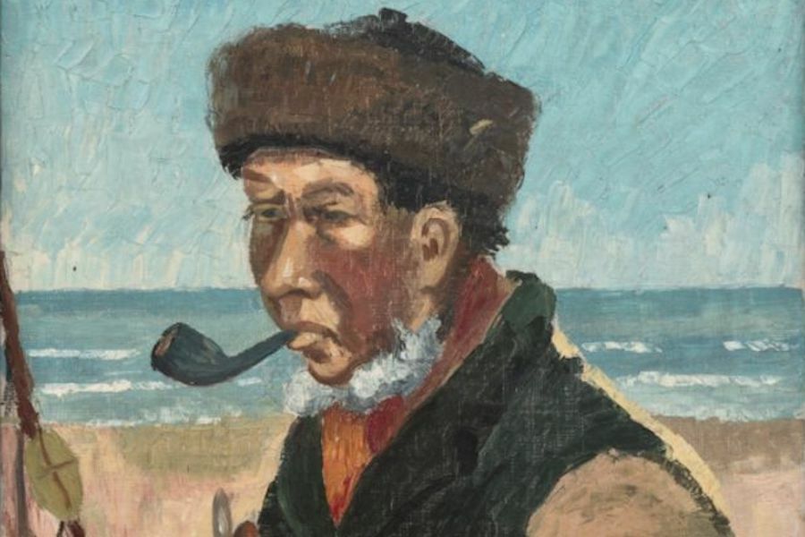 Pintura pintada a um preço de US $ 50 em vendas de garagem. Pode ser 15 milhões de van gogh