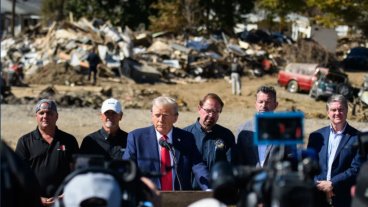 President Trump visited the stormy town “being treated badly” and was by Dmes and more top -level headline news