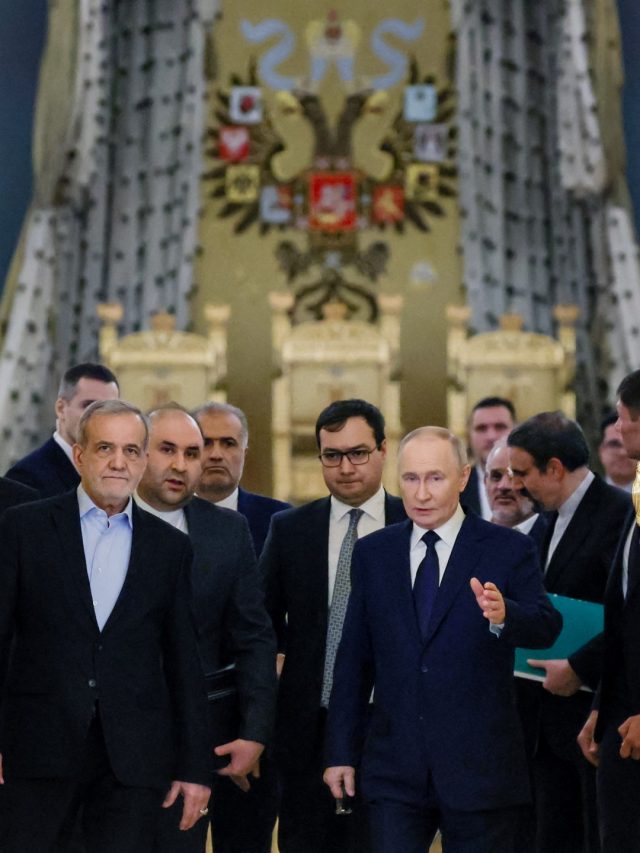 Presidents of Russia and Iran sign partnership treaty in Moscow