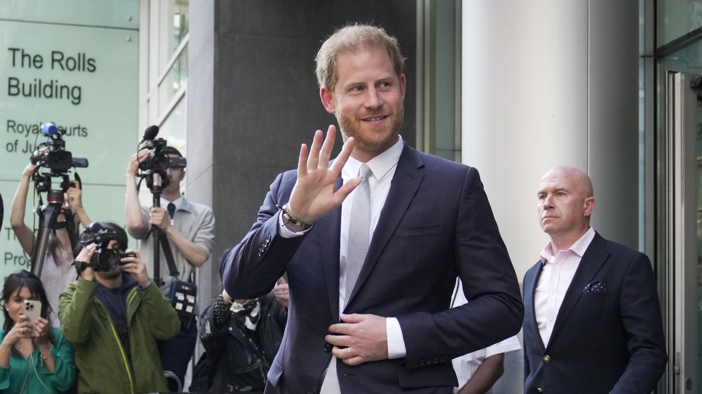 Prince Harry's case against Rupert Murdoch's British tabloids heads to trial: NPR
