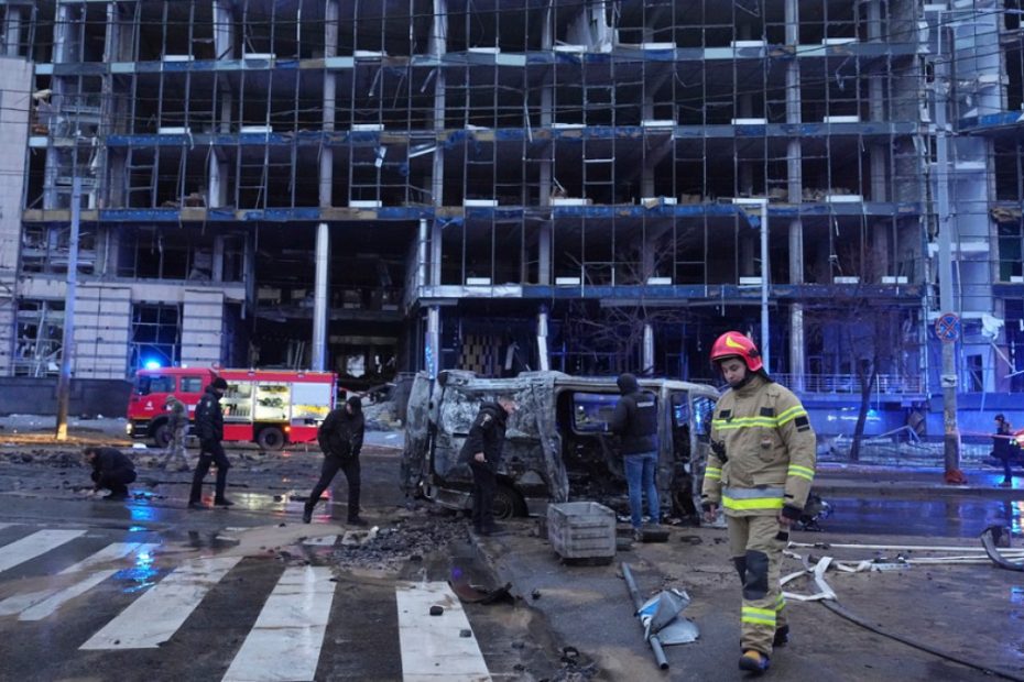 Russian drones and missiles attack Kiev, Ukraine, killing four Russia-Ukraine war news
