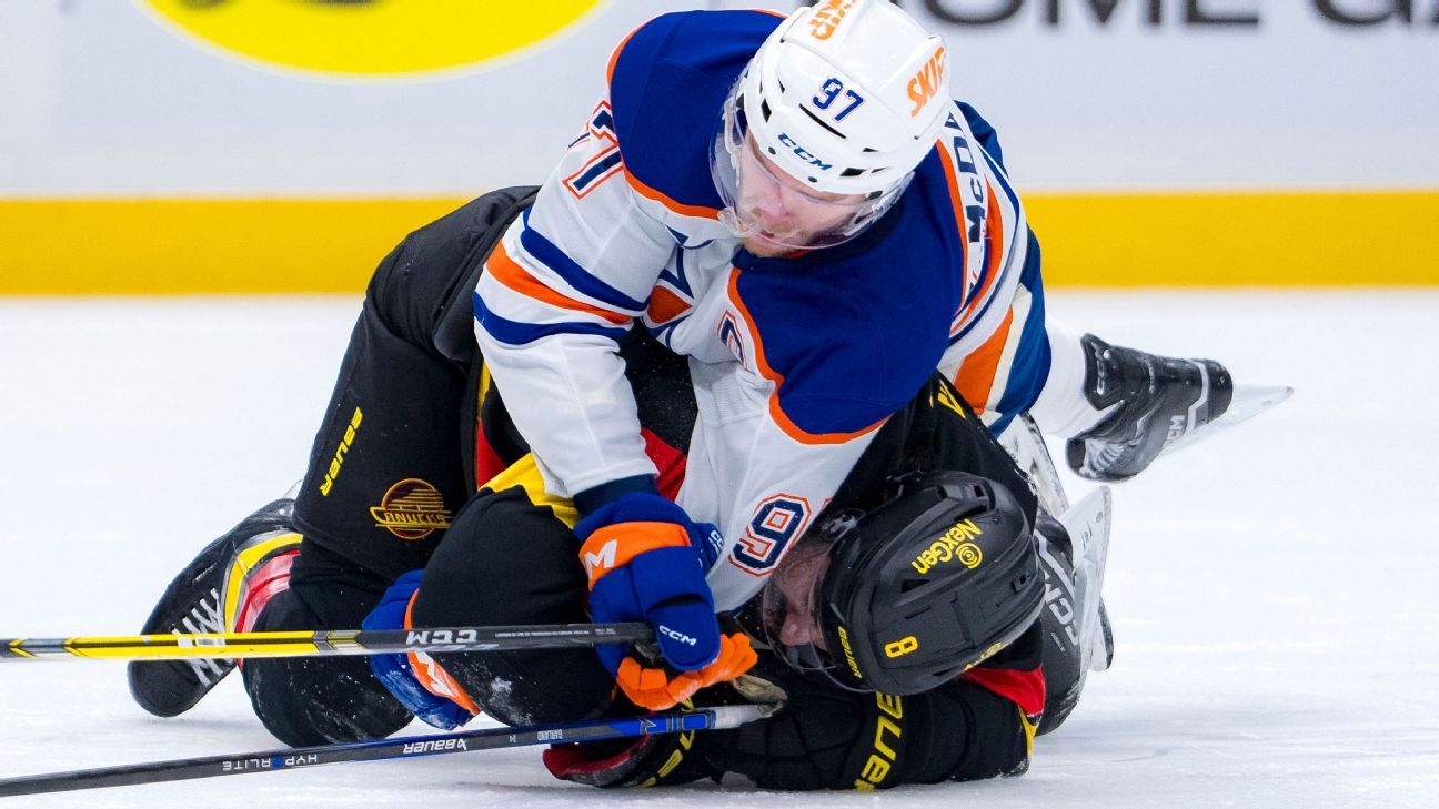 SOURCE – Oilers Connor McDavid will not appeal three-game suspension