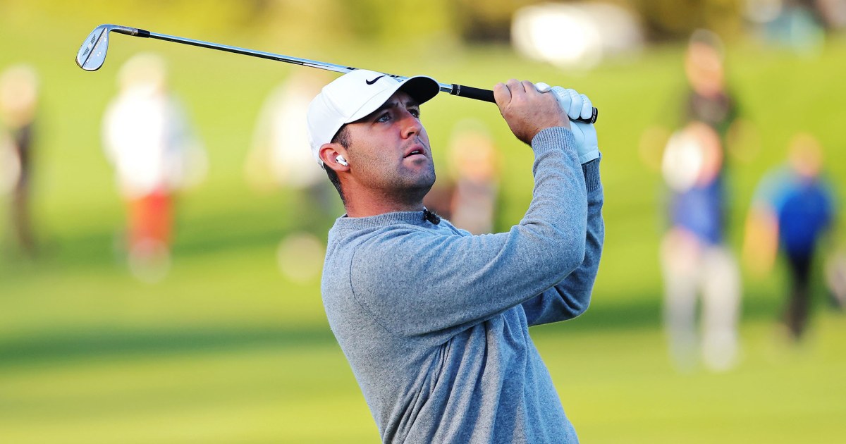 Scottie Scheffler said he was preparing to return to golf while making a ravioli