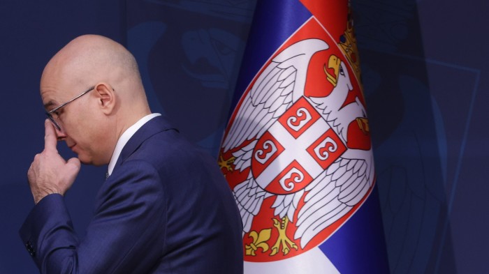 Serbian Prime Minister resigned after several weeks of large -scale protests