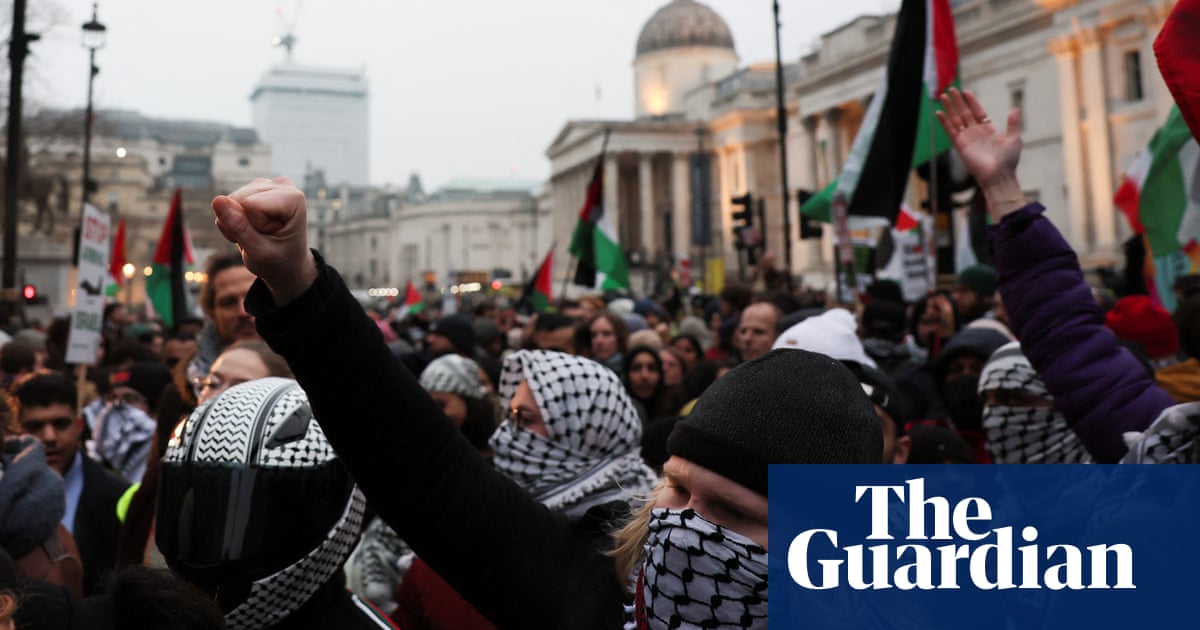 Seven people arrested in London protesting Israel's war on Gaza