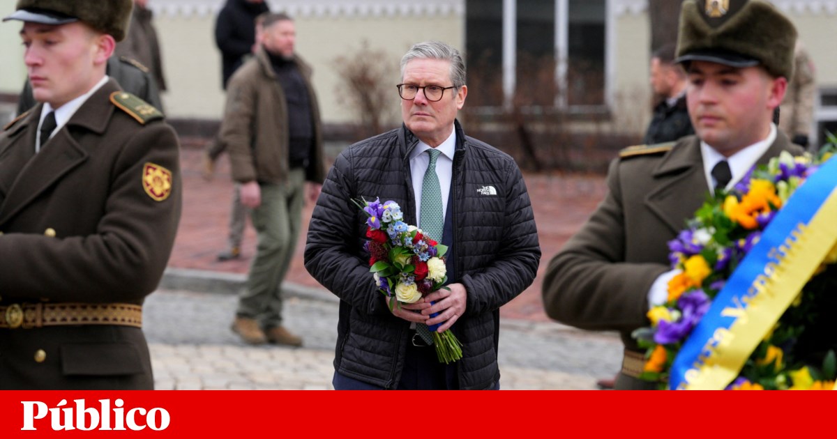 Starmer viaja a Kiev para propor 'parceria de 100 anos' a Zelensky Ucrânia |